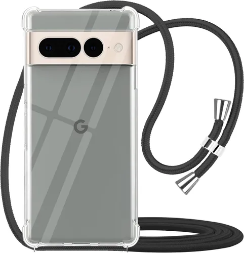 Vista 36 de para Google Pixel 6a Funda con Correa Ajustable para Cuello, Hombro y Cruzada Transparente Funda Móvil Duradera, Suave y delgada de Ajuste Perfecto