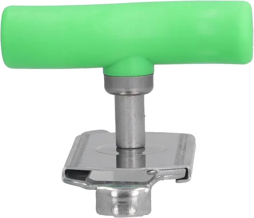 Vista 7 de Abrelatas de acero inoxidable, abridor de botellas manual portátil, abridor de latas de alta resistencia con mango ergonómico para cocina, Verde