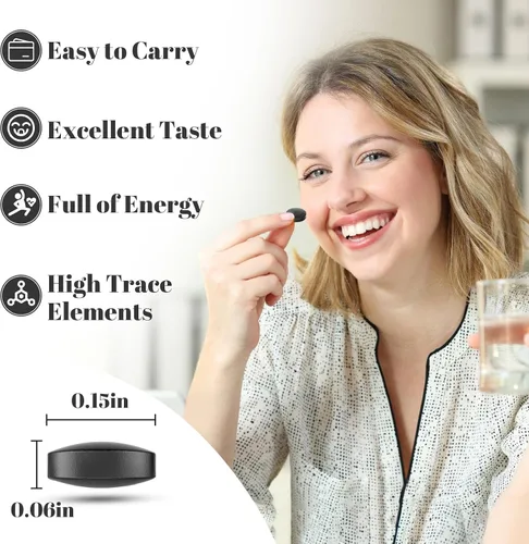 Vista 5 de Shilajit Tablets 1000 MG, 100% orgánico del Himalaya, suplemento Shilajit rico en ácido fúlvico y más de 85 minerales traza para hombres y mujeres