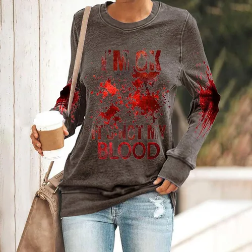 Vista 2 de Ladies Fashionable Comfortable Soft Printed Loose Plus Size Short Sleeve Round Neck Top Womens Cotton Tuni