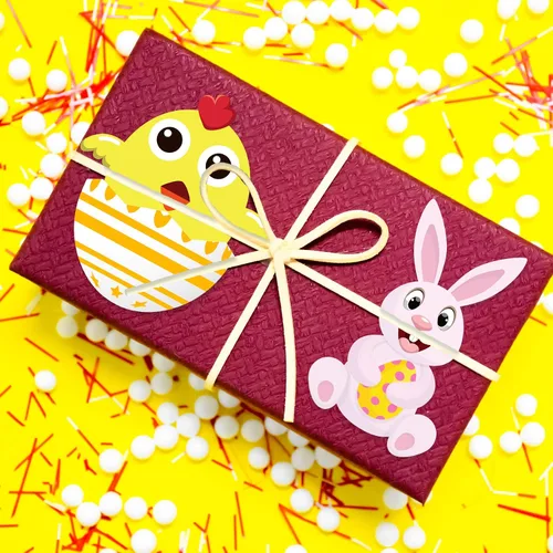 Vista 6 de Joy Bang 30 hojas de calcomanías de Pascua para niños, manualidades de Pascua, juegos, actividades, haz tu propio huevo de Pascua, calcomanías