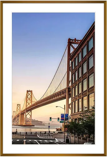 Vista 34 de Frametory, Portarretratos de aluminio negro de 6 x 8 pulgadas, juego de 1, ideal para mostrar fotos de 5 x 7 con paspartú o 6 x 8 sin paspartú