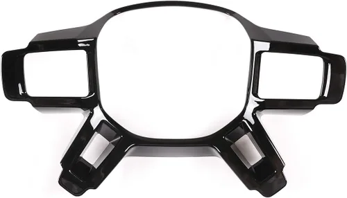 Vista 6 de Para Land Rover Defender 110 2020 Accesorios ABS Interior Volante Decoración Cubierta Trim Accesorios de coche (negro)
