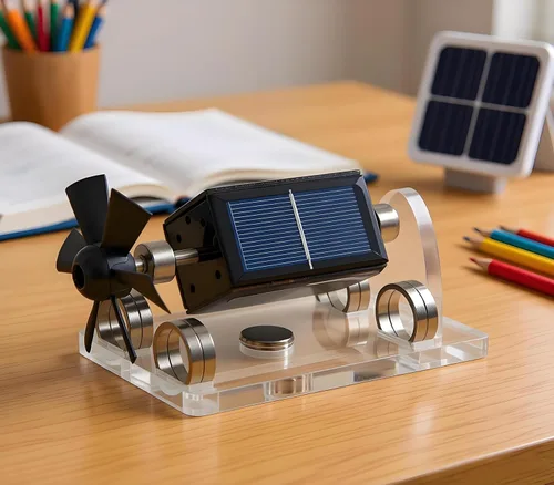Vista 4 de Sunnytech Solar Mendocino, Modelo educacional de levitación con motor magnético, Propulsor HN02A