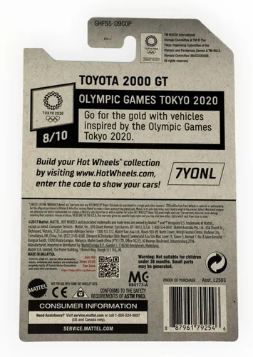 Vista 2 de Hot Wheels Toyota 2000 GT - Blanco 184/250