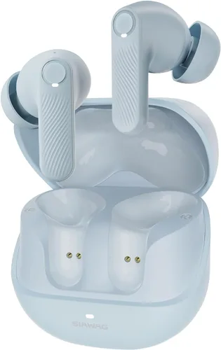 Vista 11 de Auriculares inalámbricos 5.4 Bluetooth 100H Auriculares Bluetooth Auriculares con cancelación activa de ruido, auriculares intrauditivos con 4