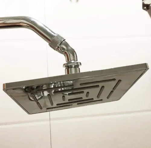 Vista 2 de Adaptador de codo para cabezal de ducha de níquel cepillado cepillado níquel