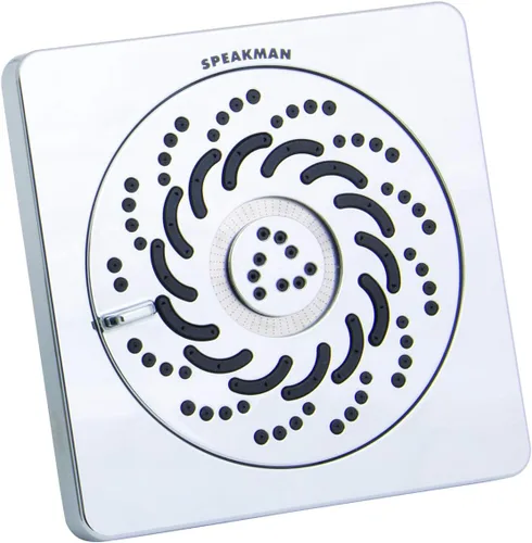 Vista 9 de Speakman S-5001-MB-E2 Kubos Exhilaration - Cabezal de ducha fijo de alta presión, 2 GPM, color negro mate