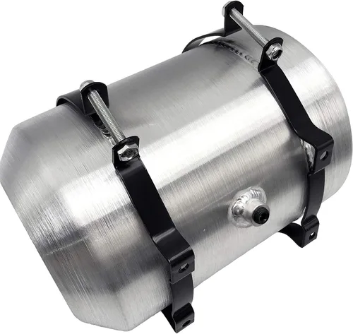 Vista 2 de JSD - Tanque de combustible giratorio de llenado central de 2.5 galones, 12" x 8", tanque de gasolina 1/4 NPT para Go Kart