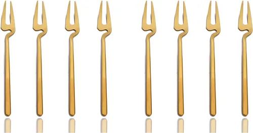Vista 17 de JASHII 8 cucharas de mango largo para colgar, cuchara de té helado, cuchara de café, cucharas agitadoras de acero inoxidable 304 para té, postre