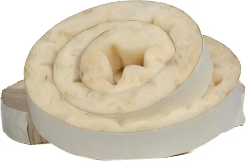 Vista 4 de Rutland Products 1111 Aislamiento de Fibra de Vidrio para Inserto de Chimenea, 1-1/2 Pulgadas por 10 Pies, 1-1/2" x 10', Amarillo, Modelo: 105