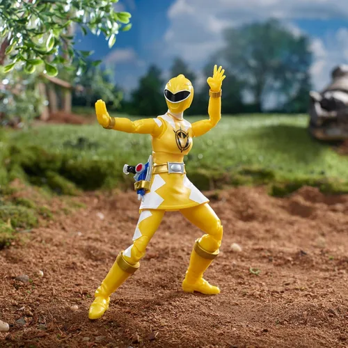 Vista 7 de Power Rangers Lightning Collection Dino Thunder Yellow Ranger - Figura