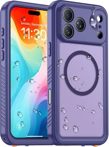Vista 124 de Temdan - Funda impermeable diseñada para iPhone 12, protector de pantalla y cámara integrado IP68 bajo el agua, cuerpo completo, a prueba de caídas
