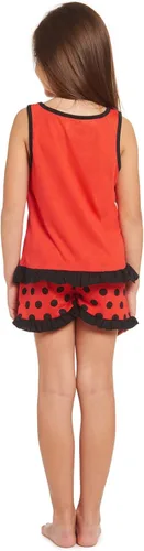 Vista 4 de Miraculous Rena Rouge Ladybug - Camiseta de pijama y pantalones cortos para niñas pequeñas a grandes