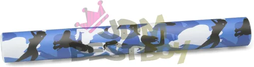 Vista 3 de Kit de herramientas gratuitas, diseño de camuflaje azul, madera, camuflaje para decoración de automóvil, calcomanía autoadhesiva de liberación