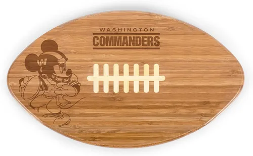 Vista 22 de PICNIC TIME NFL NFL Mickey Touchdown - Tabla de cortar y bandeja para servir de fútbol americano