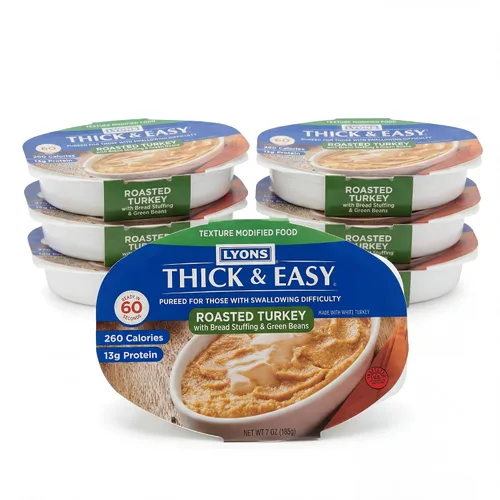 Vista 9 de Thick & Easy® Puré de carne casera con papas y maíz, comida modificada con textura para soporte para tragar, comida lista para servir