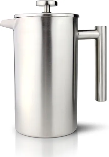 Vista 7 de Café Ole CFD-06 Cafetera de acero inoxidable, espejo, 6 tazas Pulido espejo