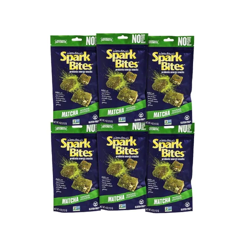 Vista 8 de SPARK BITES - Bocadillo energético saludable vegano sin alérgenos con chispas de chocolate (paquete de 6), una liberación constante de energía