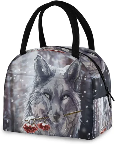 Vista 15 de Bolsa de almuerzo Axolotl para mujeres, hombres y niños, lonchera aislada reutilizable para oficina, trabajo, escuela, picnic, caminata Reusable