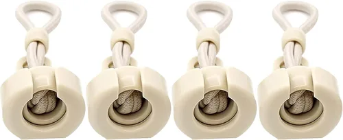 Vista 3 de Kit de tapa de extremo elástico para piezas de persiana enrollable Beige