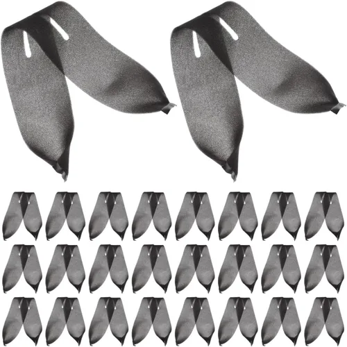 Vista 8 de Uonlytech 100 fundas de esponja para colgar abrigos, antideslizantes de espuma, protegen la ropa y evitan estiramientos de 16.14 pulgadas