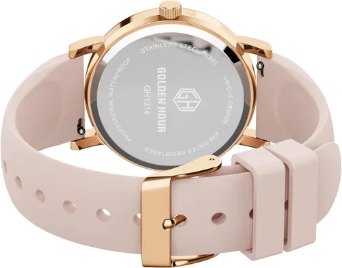 Vista 4 de GOLDEN HOUR - Reloj de enfermera impermeable para profesionales médicos, estudiantes, mujeres y hombres, esfera luminosa de fácil lectura, 24 horas