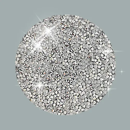 Vista 24 de Manteles Individuales Dorados Tapete Dorado Resistente al Calor Decoración de Diamante Triturado Decoración de Pedrería Decoraciones de Otoño