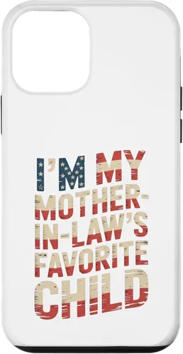 Vista 16 de Im My Mother in Law Favorite Child USA FlagFunny Parent Case for iPhone 16