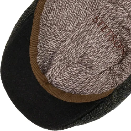 Vista 5 de Stetson Texas Classic - Gorra plana de lana para hombre, fabricada en la UE