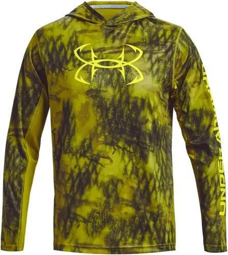 Vista 3 de Under Armour - Camiseta de calentamiento Iso-Chill Shrbrk Camo HDY para hombre