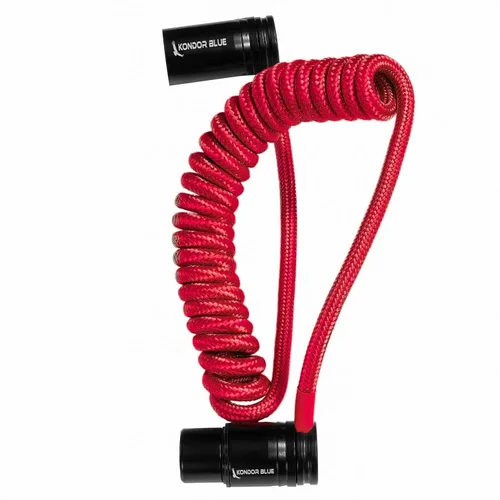 Vista 4 de KONDOR BLUE Cable XLR de ángulo recto de perfil bajo en espiral de 12-24 pulgadas, 3 pines macho a hembra Conectores de ángulo ajustable, audio
