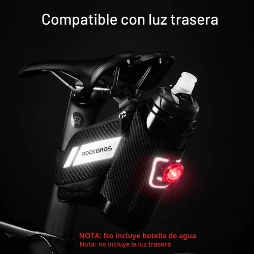 Vista 6 de ROCKBROS Bolsa de sillín de bicicleta Bolsa de asiento de bicicleta
