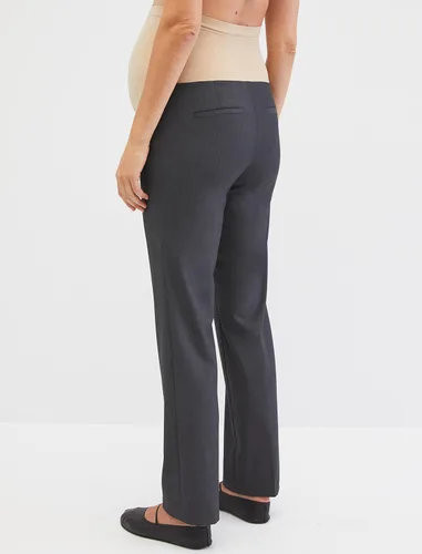 Vista 8 de Motherhood Maternity Pantalón de pierna recta bi-elástico para mujer, ajuste secreto