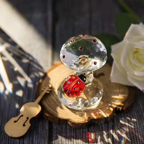 Vista 3 de H&D HYALINE & DORA Sun Catcher Crystal Animal Figurine Ornamento Home Mesa Decoation Pisapapeles