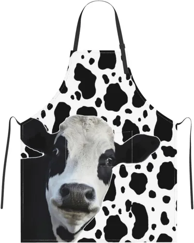 Vista 11 de Delantal de cocina de chef impermeable con bolsillos para adultos, delantales de cocina para barbacoa, regalos personalizados para hornear