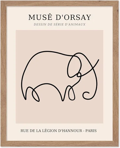 Vista 17 de Poster Master Póster Vintage – Impresión Retro de Dachshund – Arte de Perro – Dibujo Lineal – Arte de Boceto – Regalo para Niños, Niñas y Amantes