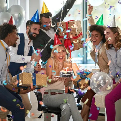 Vista 6 de Sumind - 15 sombreros coloridos para fiesta de cumpleaños, sombreros de cono para adultos y niños, decoración de fiesta de cumpleaños