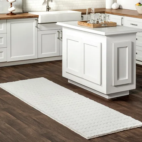 Vista 17 de nuLOOM Alfombra de Área de Felpa Acogedora de 5' x 8', Lavable a Máquina, Antideslizante, Alfombra Shag Suave y Esponjosa para Sala de Estar, Rubor