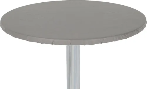 Vista 11 de Yourtablecloth Mantel redondo ajustable de vinilo resistente con parte trasera de franela de colores vibrantes, mantel elástico ideal para comedor