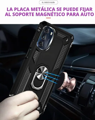Vista 4 de Funda para Motorola G 5G 2022 con [2 unidades] Protector de pantalla de vidrio, para Moto G 2022, funda resistente a prueba de golpes