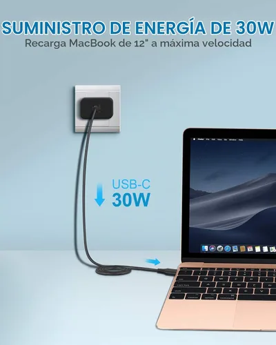 Vista 3 de NANAMI - Cargador de pared USB C de 30 W, adaptador de carga rápida PD3.0