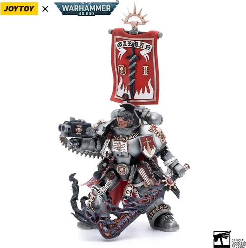 Vista 5 de LEBOO JOYTOY Warhammer 40K Grey Knights Castellan Crowe 1/18 Figura de acción Warrior Joy Modelos de juguete
