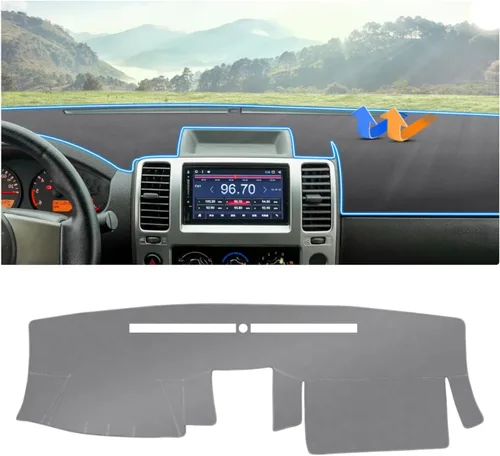 Vista 25 de Autorder - Tapete para cubierta de tablero de instrumentos para camioneta Ford F100/F150/F250/F350/Bronco Pickup Truck, 1973-1977 1978 1979