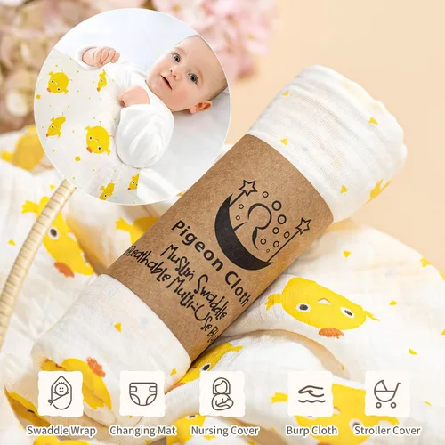 Vista 4 de Golray 9 piezas Cestas de Regalo para Bebés Recién Nacidos para Niños y Niñas Baby Shower, 2 Sonajeros/Juguete Colgante