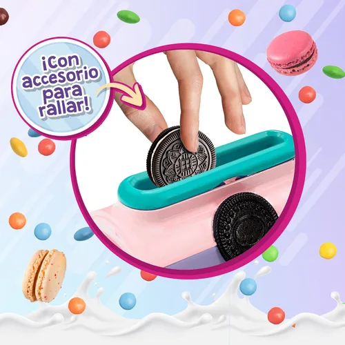 Vista 6 de Bizak Heladisssimo - Máquina de helados con rallador para aderezos, helado cremoso, no incluye alimentos, (35005071)