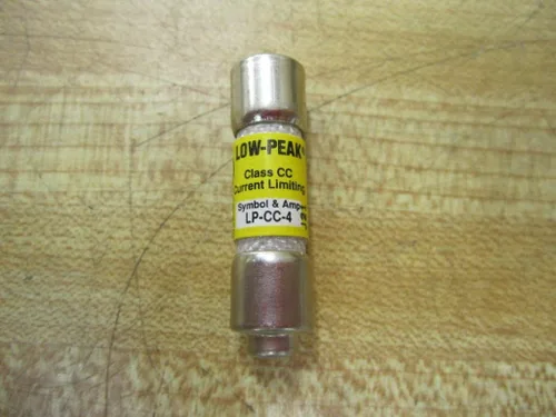 Vista 2 de Bussmann LP-CC-4 Fusible LPCC4 de bajo pico (paquete de 3)