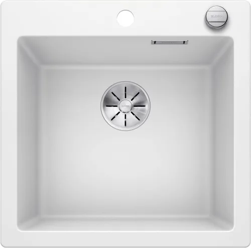 Vista 9 de Blanco 523684 PLEON 5 Silgranit PuraDur con Residuos Pop-Up, Nuez moscada