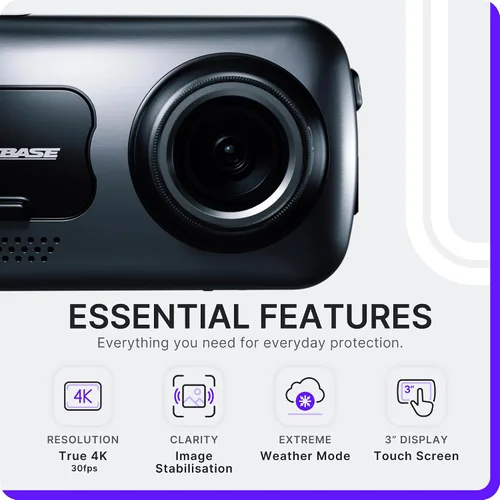 Vista 4 de Nextbase 622GW Gen 2 - Paquete de cámara de tablero frontal y trasera con cámara de ventana trasera, cámara 4K UHD para tablero con Wi-Fi