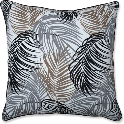 Vista 32 de Pillow Perfect Almohadas lumbares Delray azul marino para exteriores/interiores, 11.5 x 18.5 pulgadas, paquete de 2